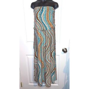 Soho Chick strapless maxi dress